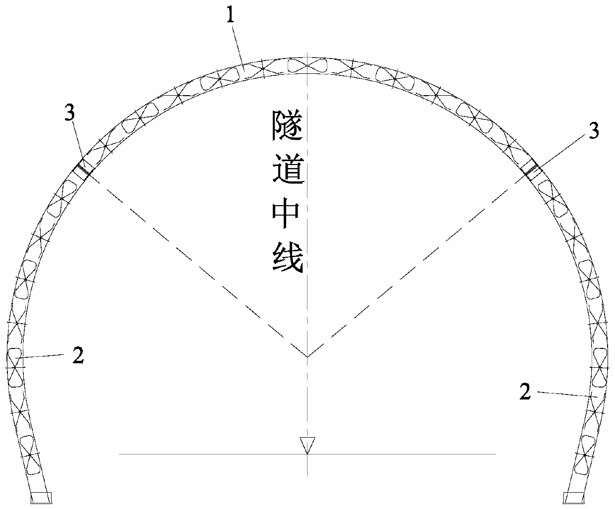 Steel frame based on mechanical full-face excavation of tunnel, and construction method thereof