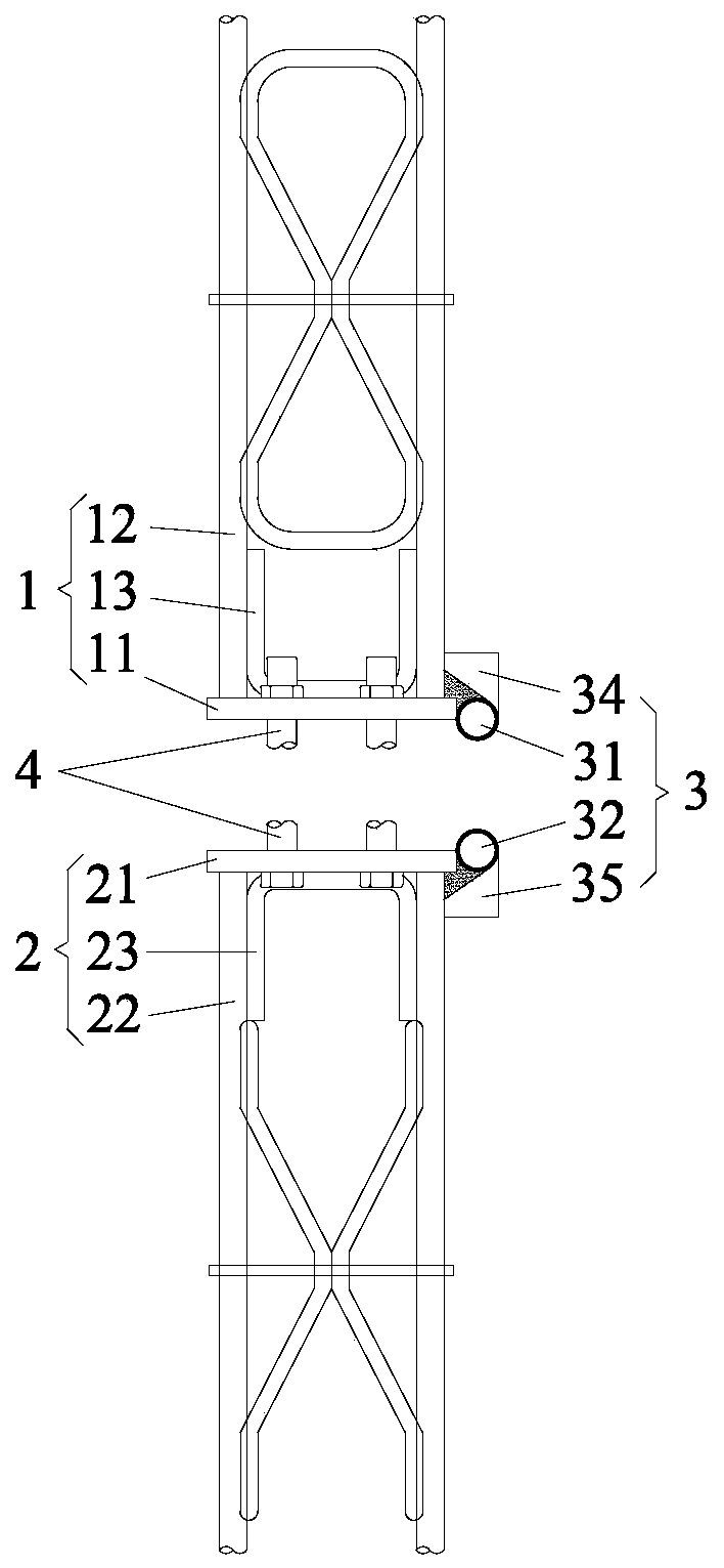 Steel frame based on mechanical full-face excavation of tunnel, and construction method thereof
