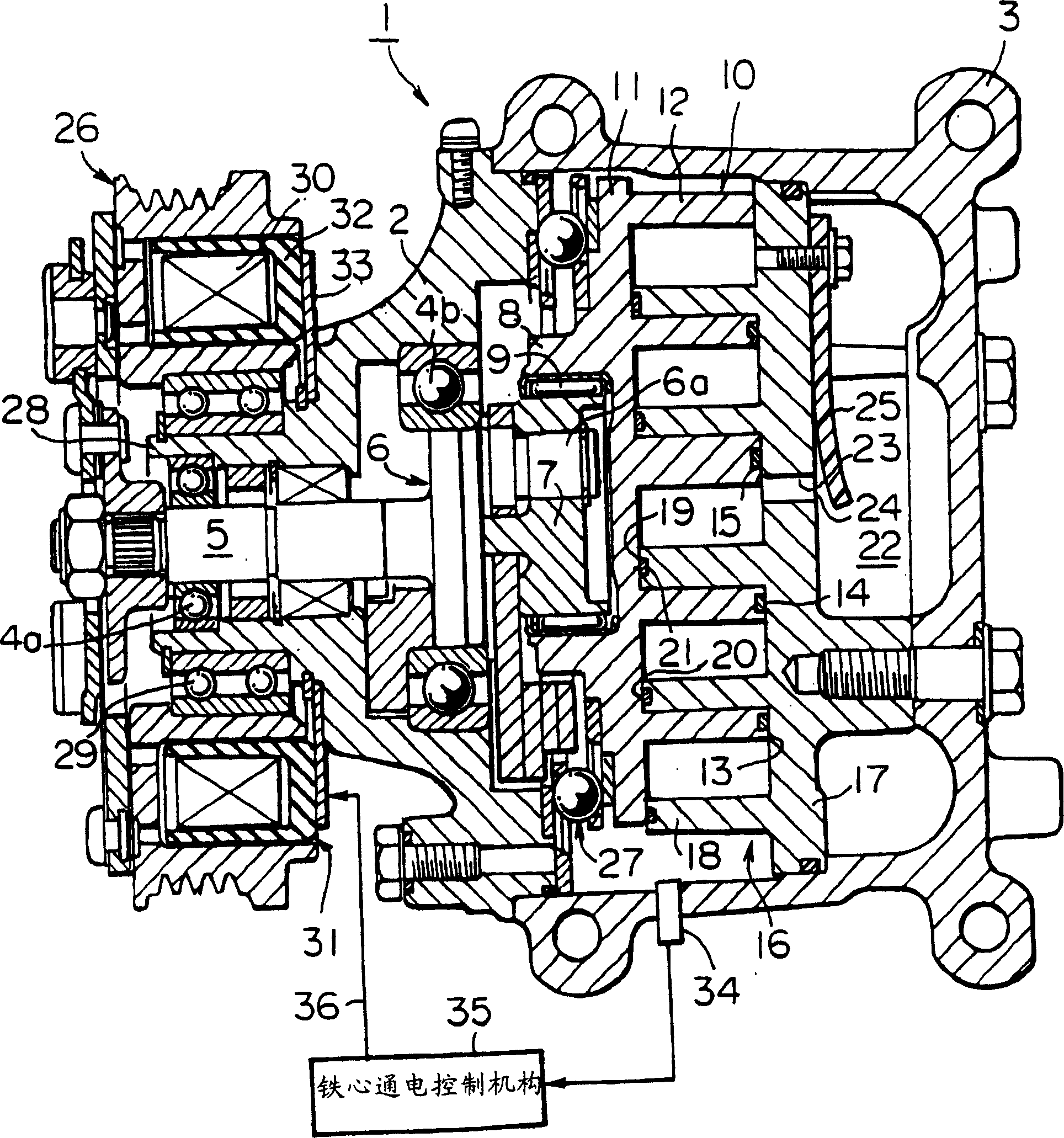 Compressor protective method and structure