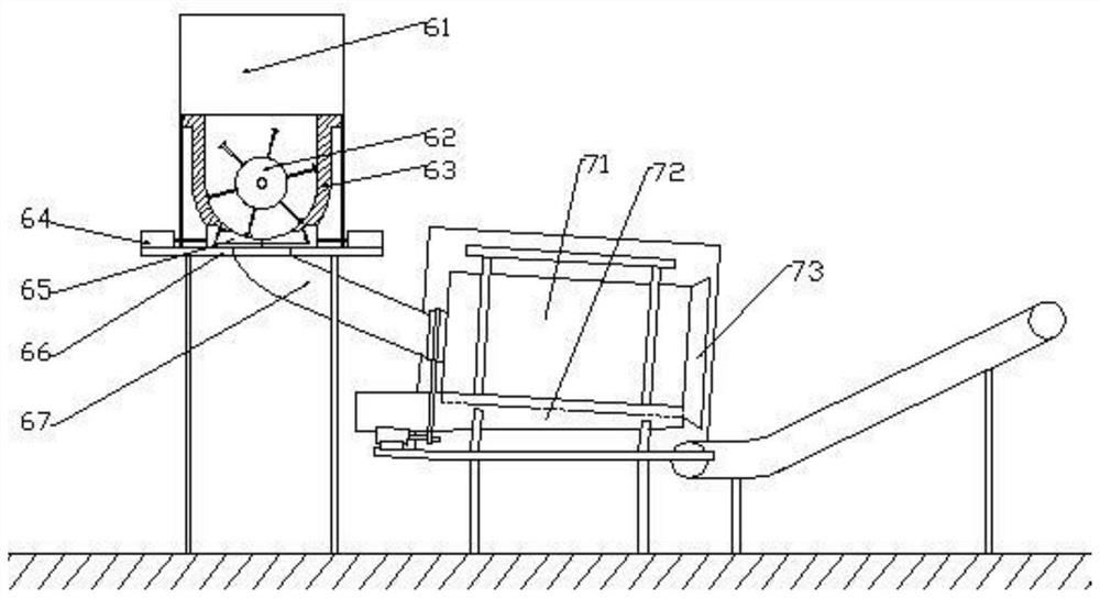 Building formwork crushing, cleaning and recycling device and recycling method