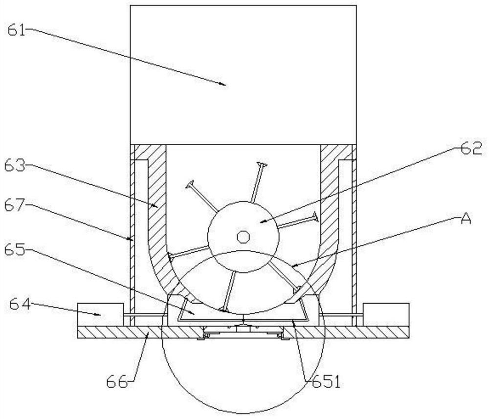 Building formwork crushing, cleaning and recycling device and recycling method