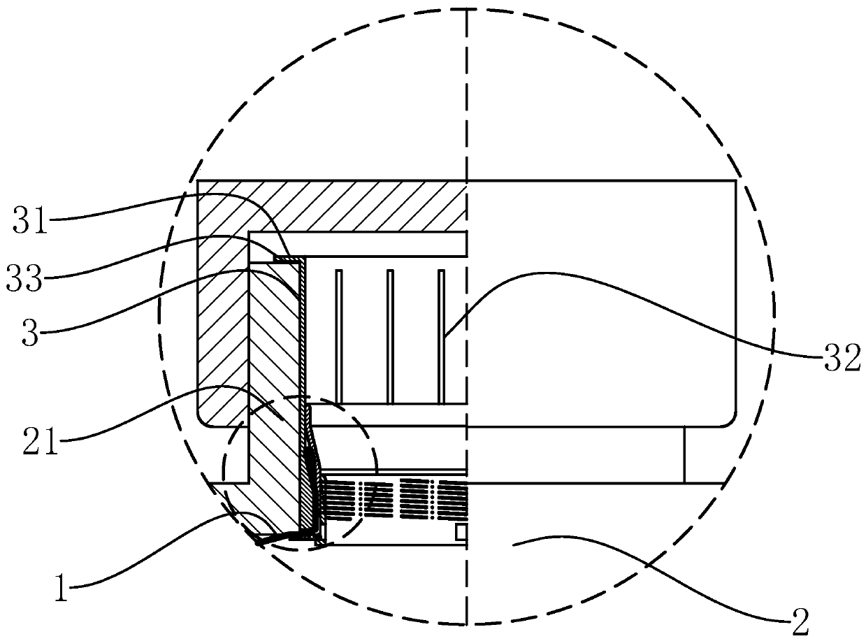 A feed opening fixing device and using method thereof