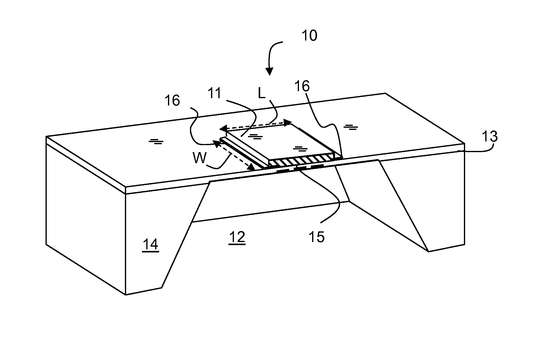 Integrated metal oxide chemical sensor