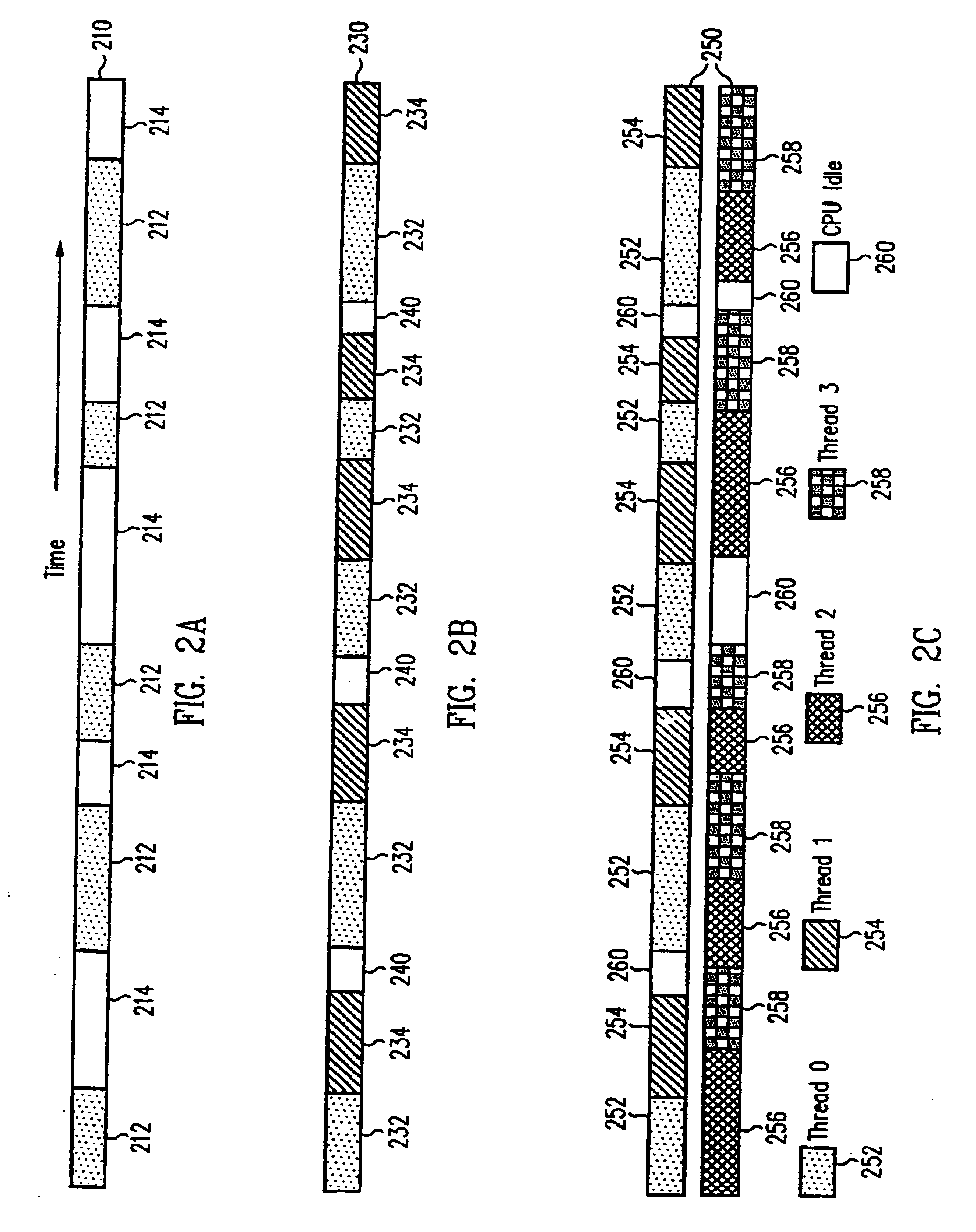Processor with multiple-thread, vertically-threaded pipeline