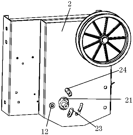 A motor protection device and a hanging ascending and descending system