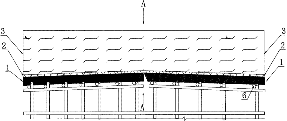 Arching formwork erecting method for assembled framework beam plate