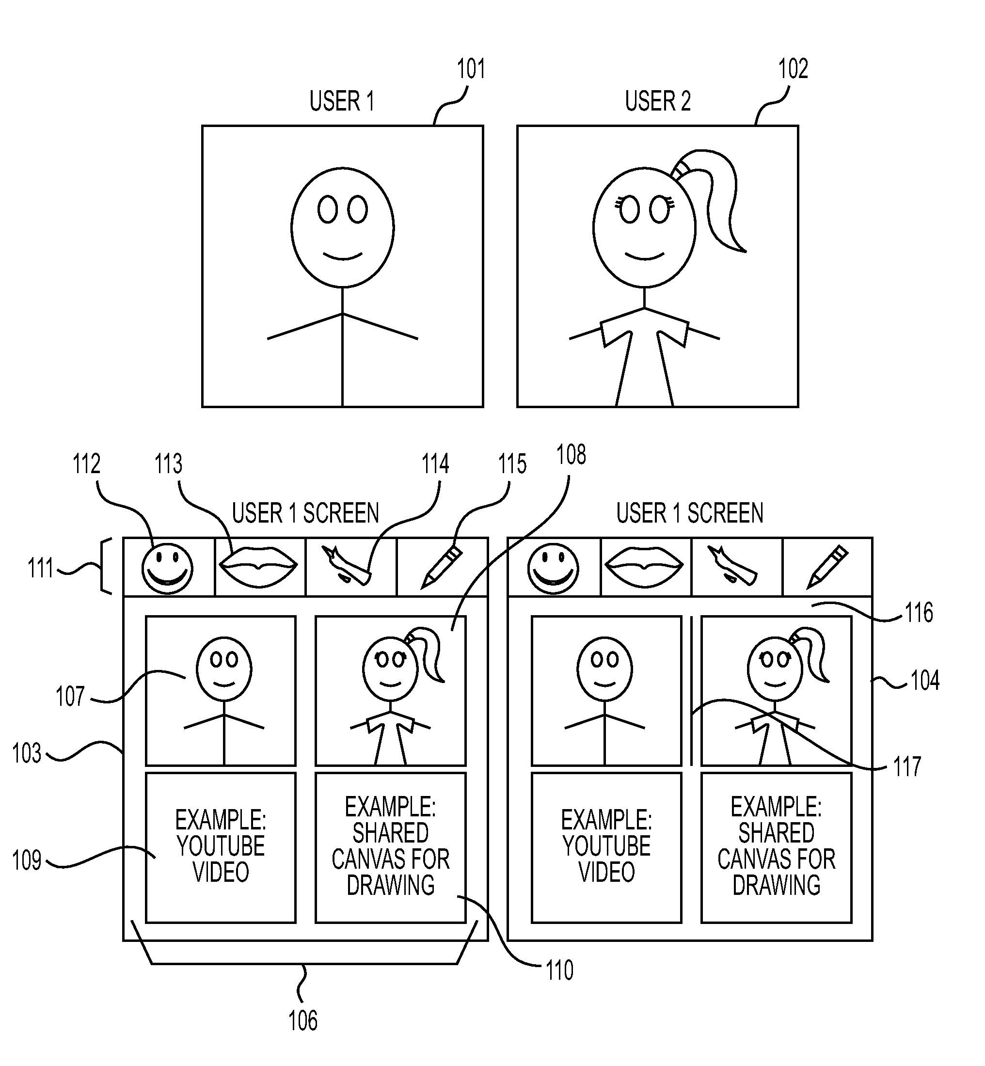 System and method for interactive animations for enhanced and personalized video communications