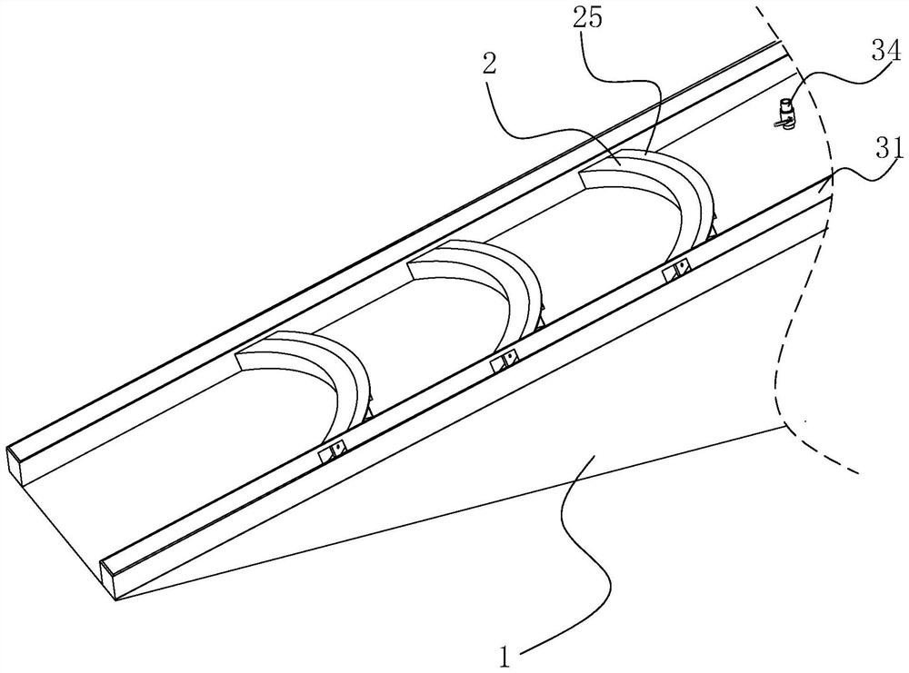 A rain garden system for community rainwater diversion, peak shaving and ecological purification