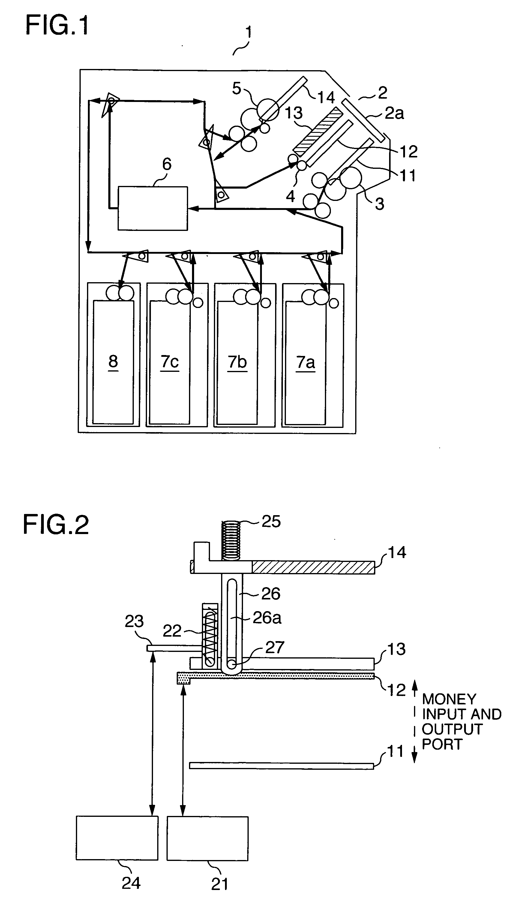 Bill handling machine