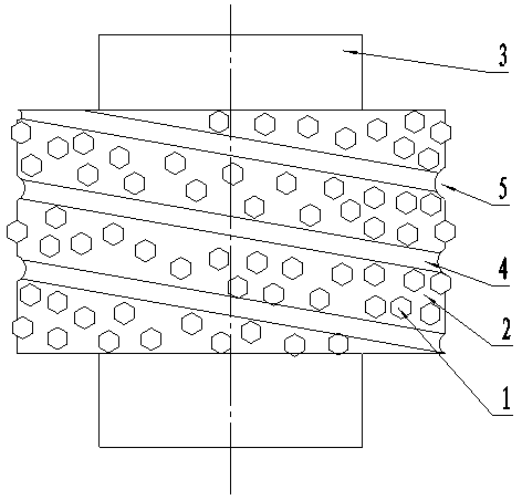 Sintered rope saw string bead and production method thereof