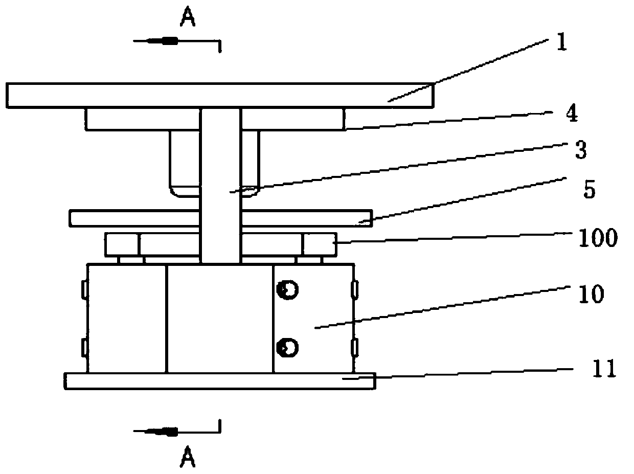 A tailor-welded blank hydraulic block-blanking forming device and forming method thereof