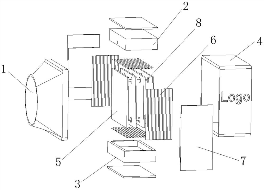 Window mirror device for high-temperature processing environment