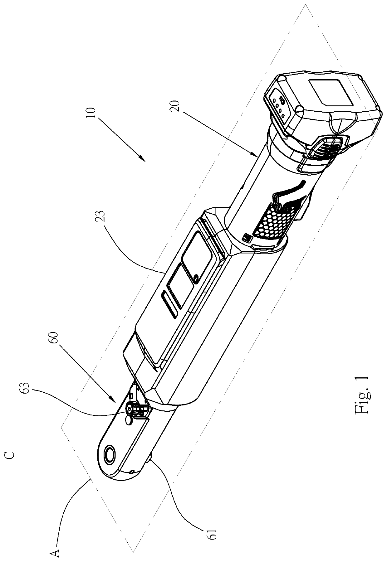 Electric torque wrench capable of sensing manual operating torque