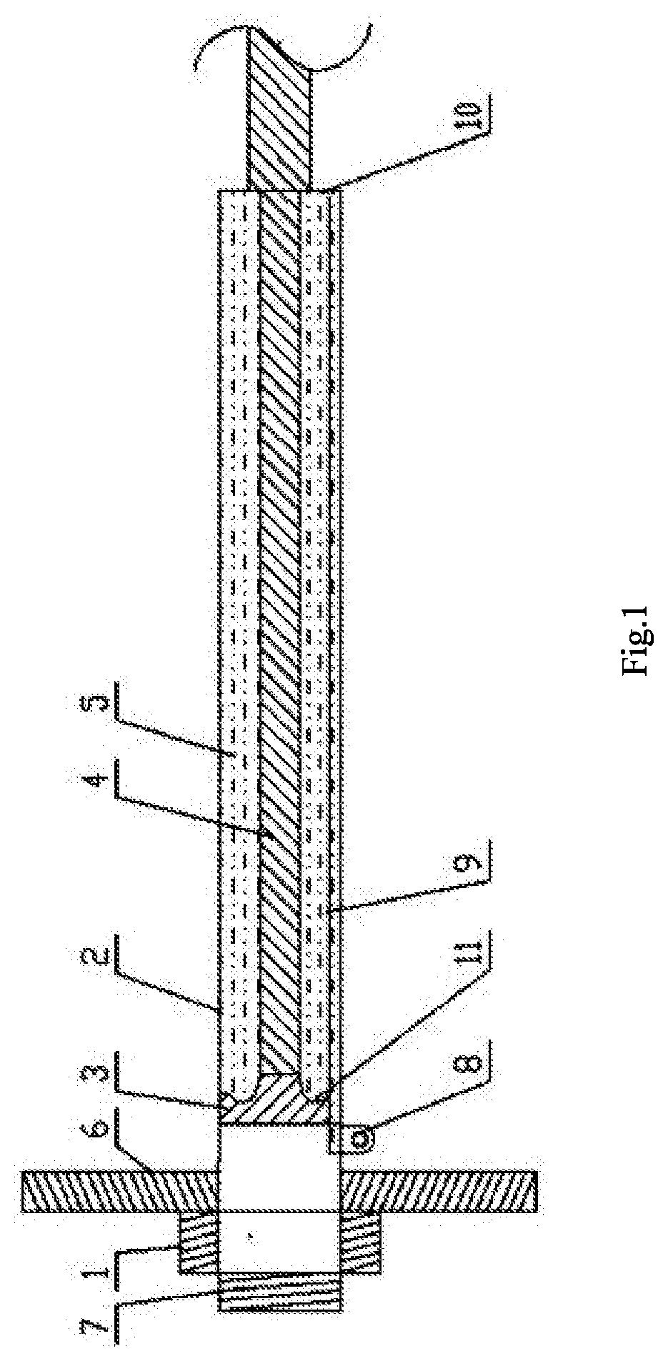 Mining hydraulic constant-resistance deforming and automatic pressure relieving anchor rod and working method thereof