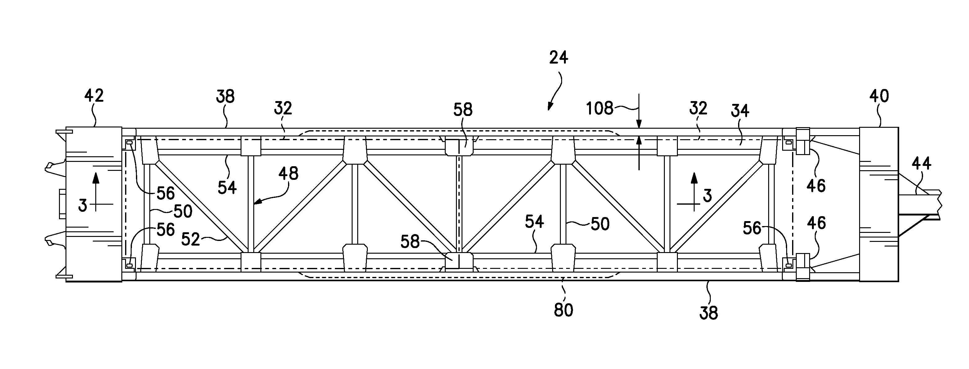 Container car side sills