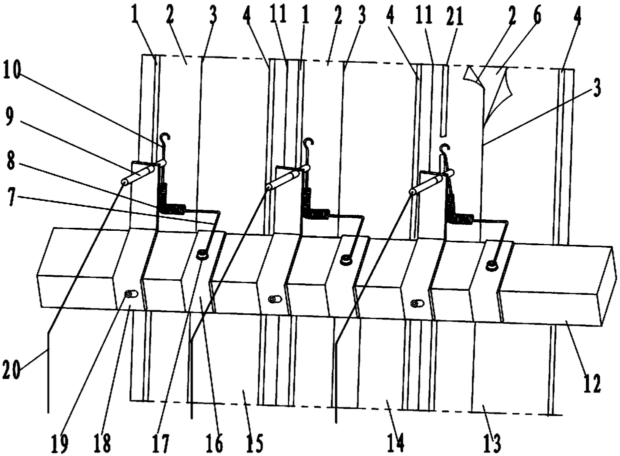 Heat-seal quality online detection device of plastic bag longitudinal heat-seal assembly line