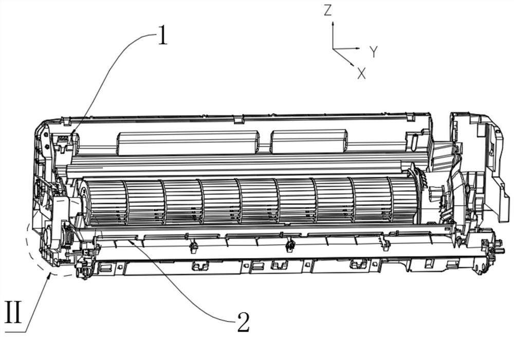 An air conditioner base disassembly structure and air conditioner