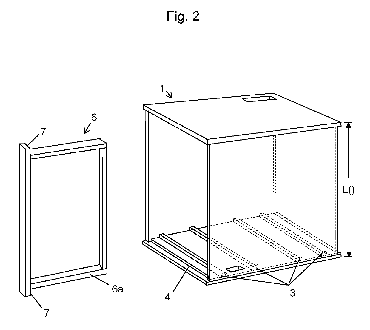 Vertical Frame Orientation Bee Container