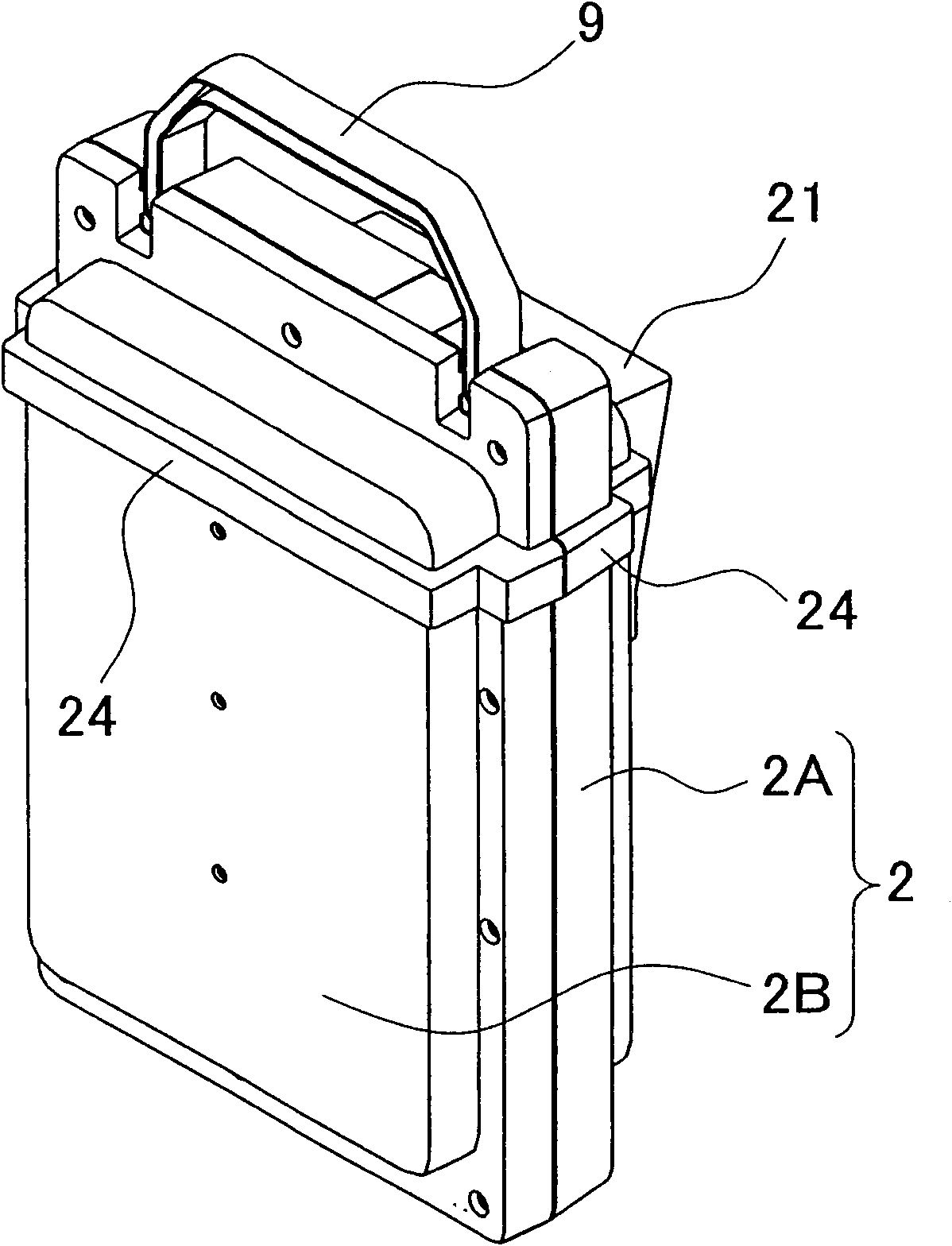 Battery pack loaded and unloaded relatove to electric vehicle tool and electric vehicle tool with the same