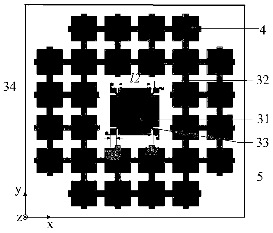 Polarization and directional diagram composite reconfigurable antenna