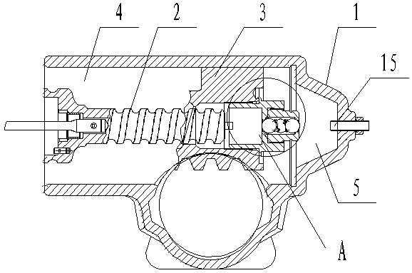 Unloading mechanism of hydraulic steering gear