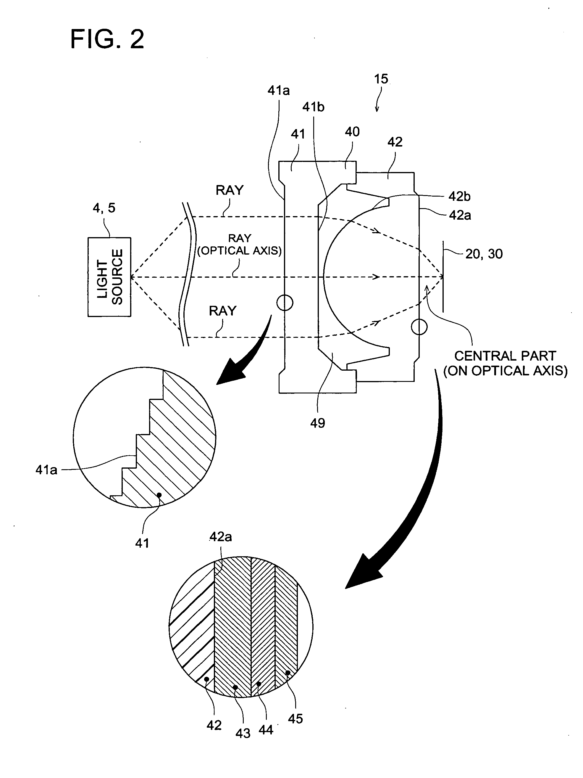 Objective lens and optical pickup apparatus