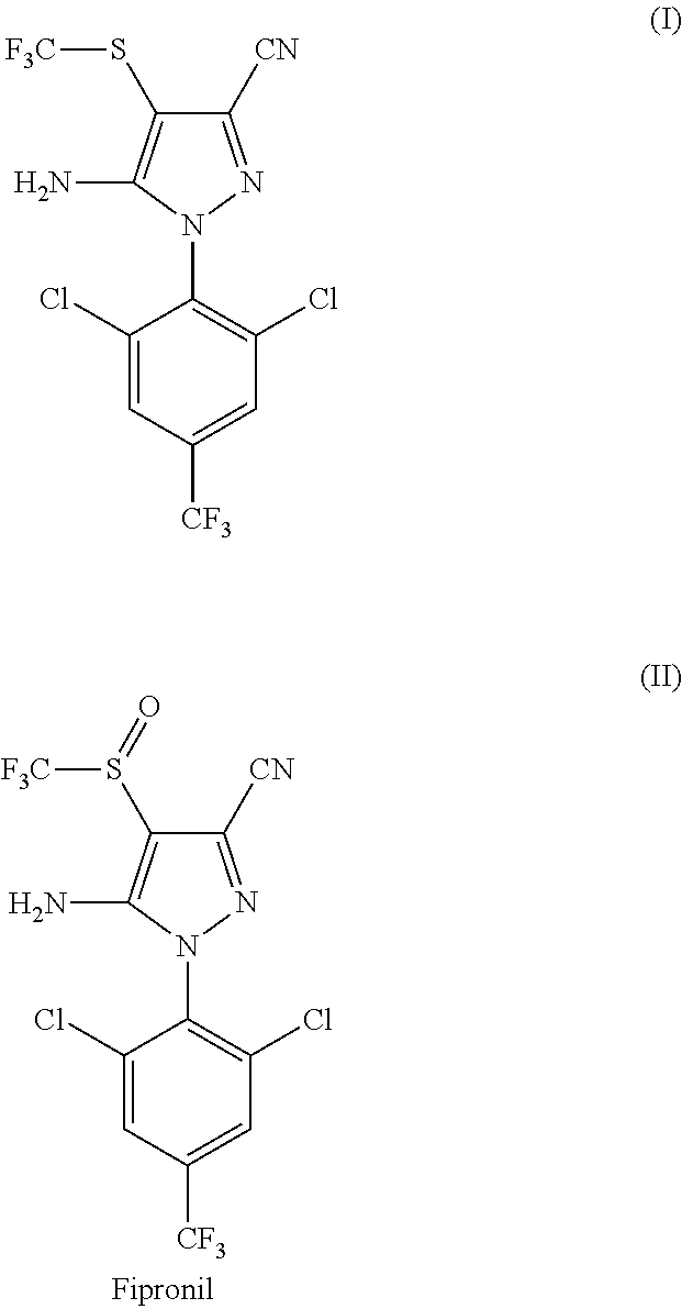 Process for the preparation of fipronil and analogues thereof