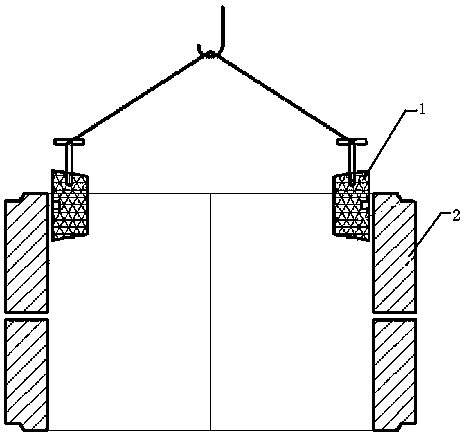 Ring Chilled Iron Lifting Tool