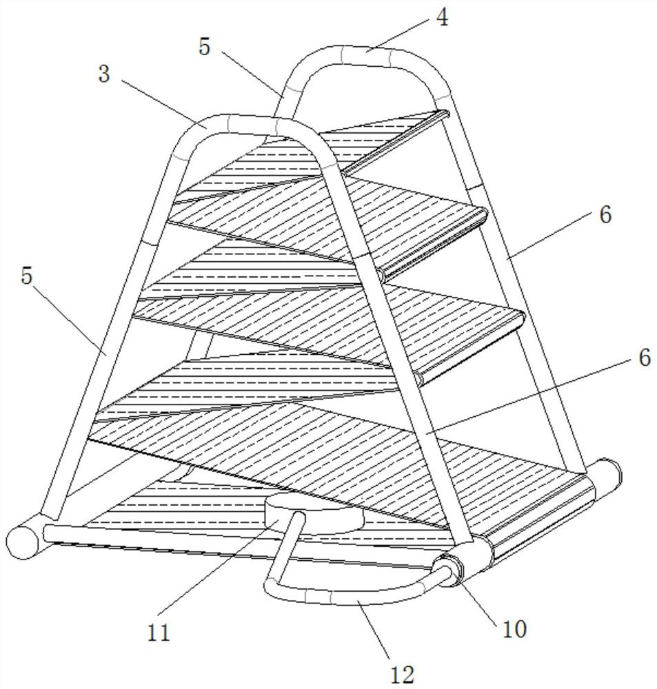 Multi-layer stichopus japonicus culture substrate with cooling function