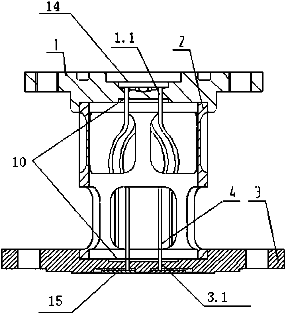 Machining method for shower-type injector adopting thin guide pipes