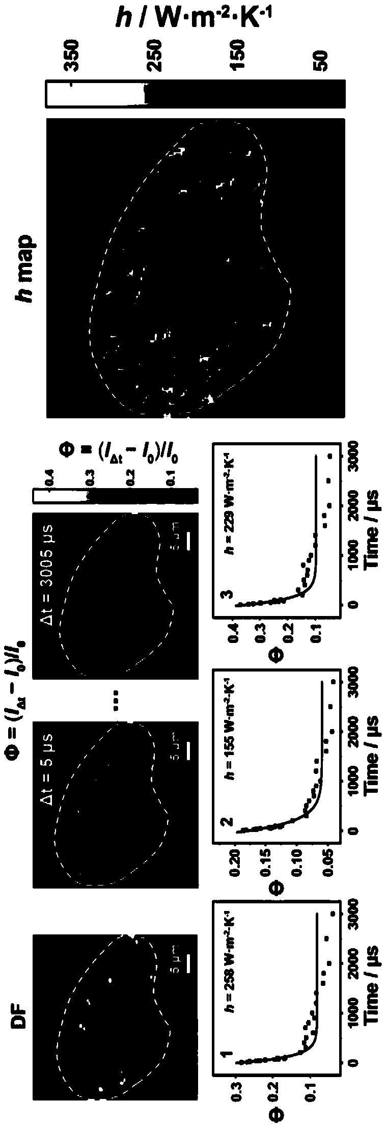 Transient heat transfer microscope and method thereof for micro-area thermal measurement