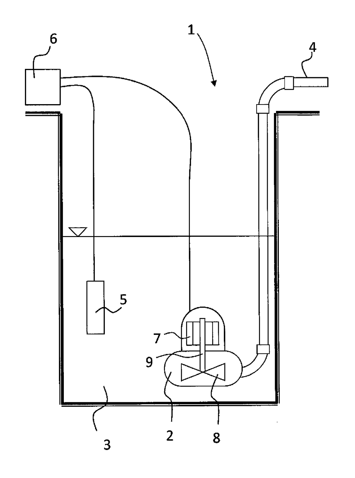 Method for shutting off a pump as well as pump station arrangement