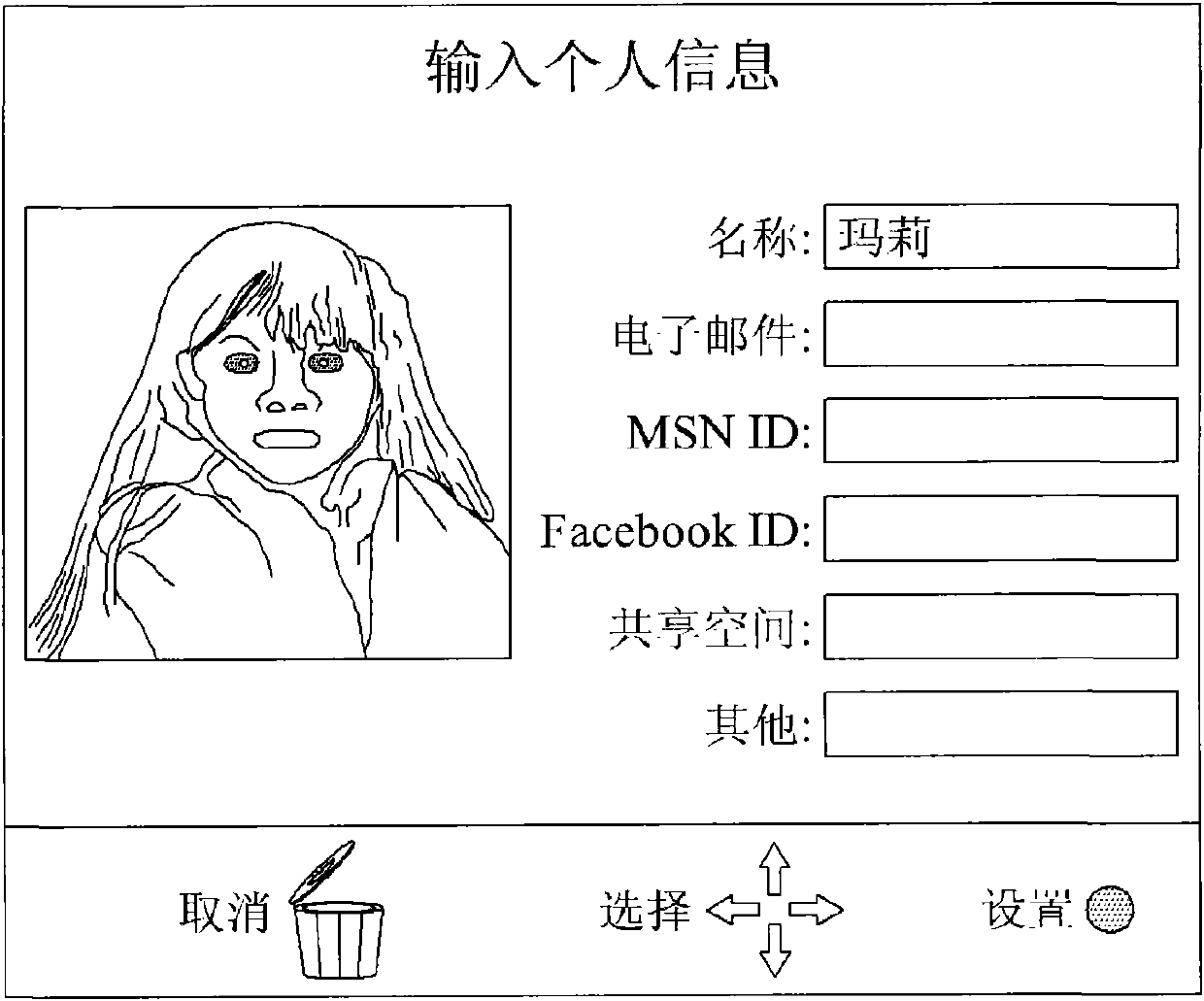 Picture sharing methods for portable device