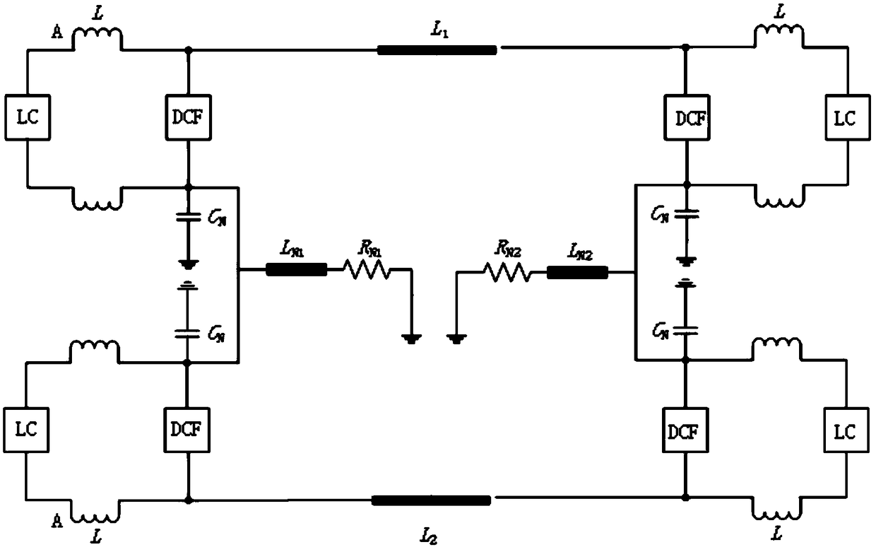 A high-voltage DC circuit harmonic impedance analytical equivalent model and frequency analysis method