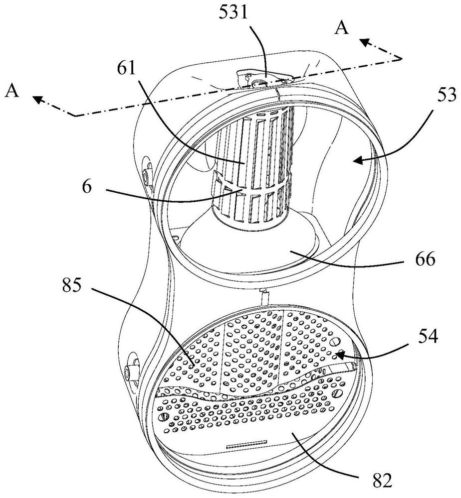 Mixing cavity assembly and tail gas aftertreatment package