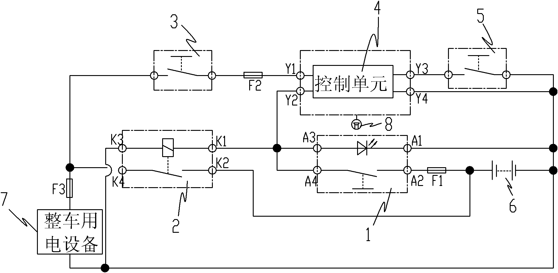 Truck alarm reminding device and alarm reminding method