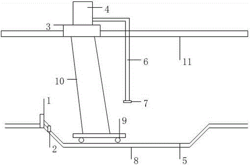 Rail-type automatic evaporator leak detector