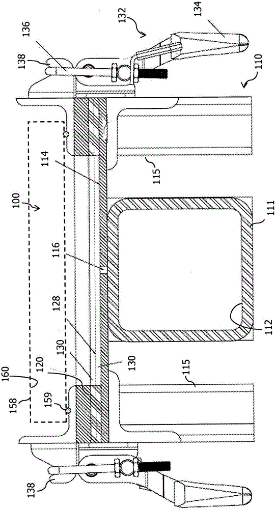 Testing device and methods for testing tape seal strength