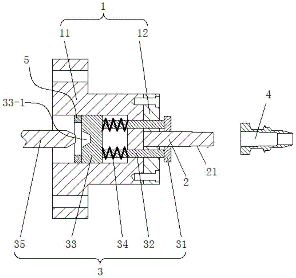 Machining clamp for work piece having taper hole and used in numerically-controlled machine tool