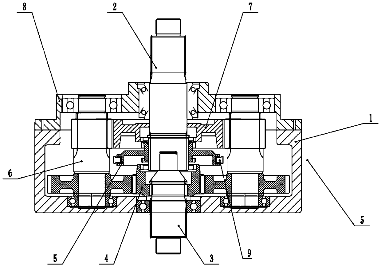 Combined gearbox