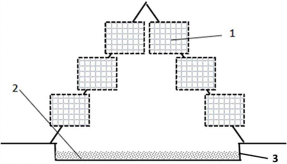 Biological method for expelling flies in cage-culture chicken house