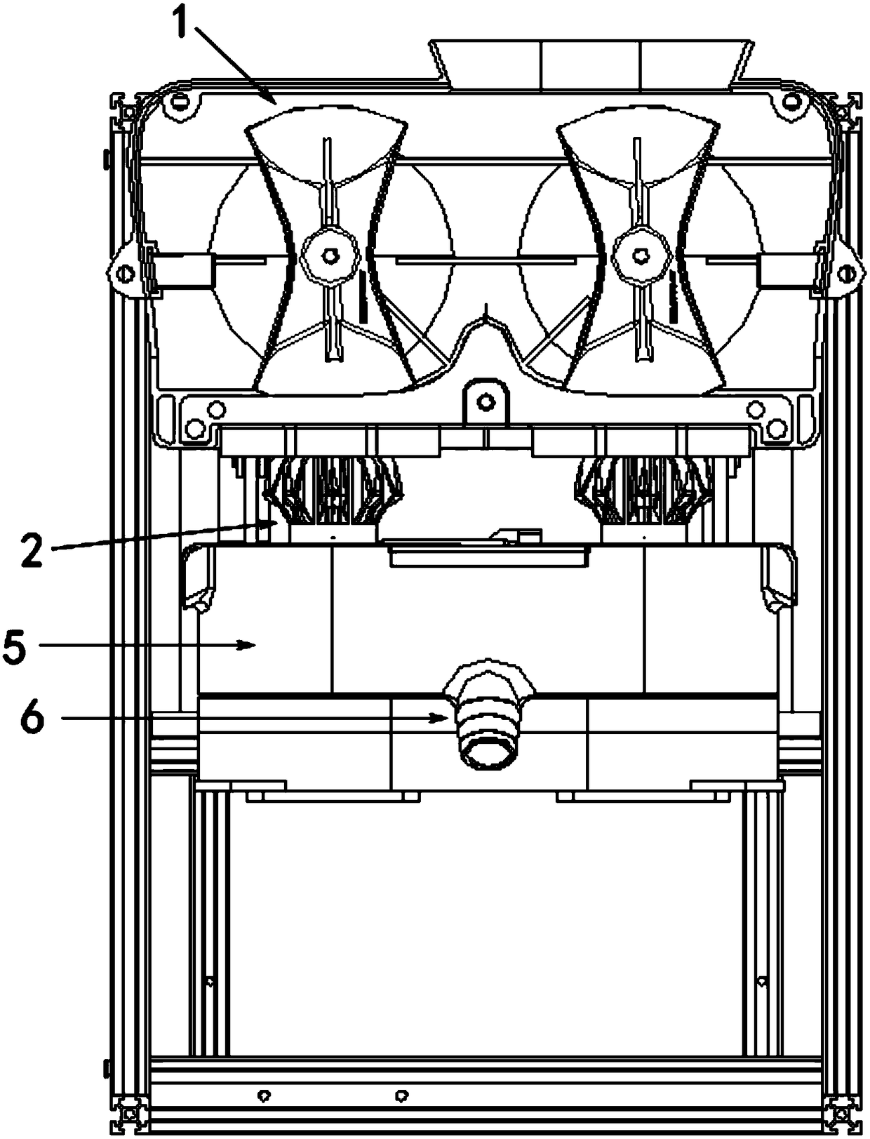 Juicing device for a juice extractor