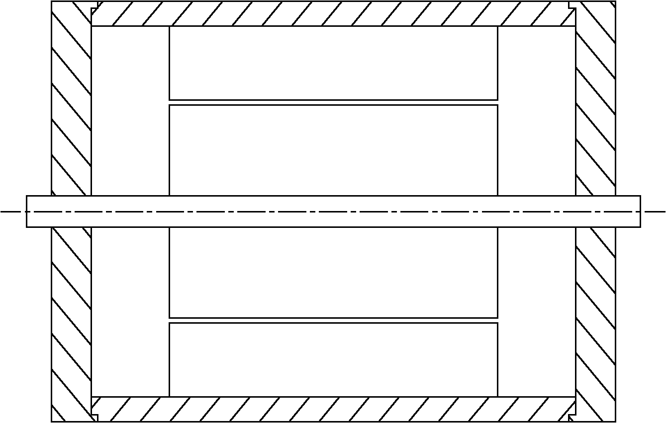 High-efficiency short-stroke linear reciprocating oscillation motor