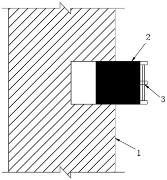 A method for testing the vertical structural load of existing buildings by intercepting concrete structure specimens