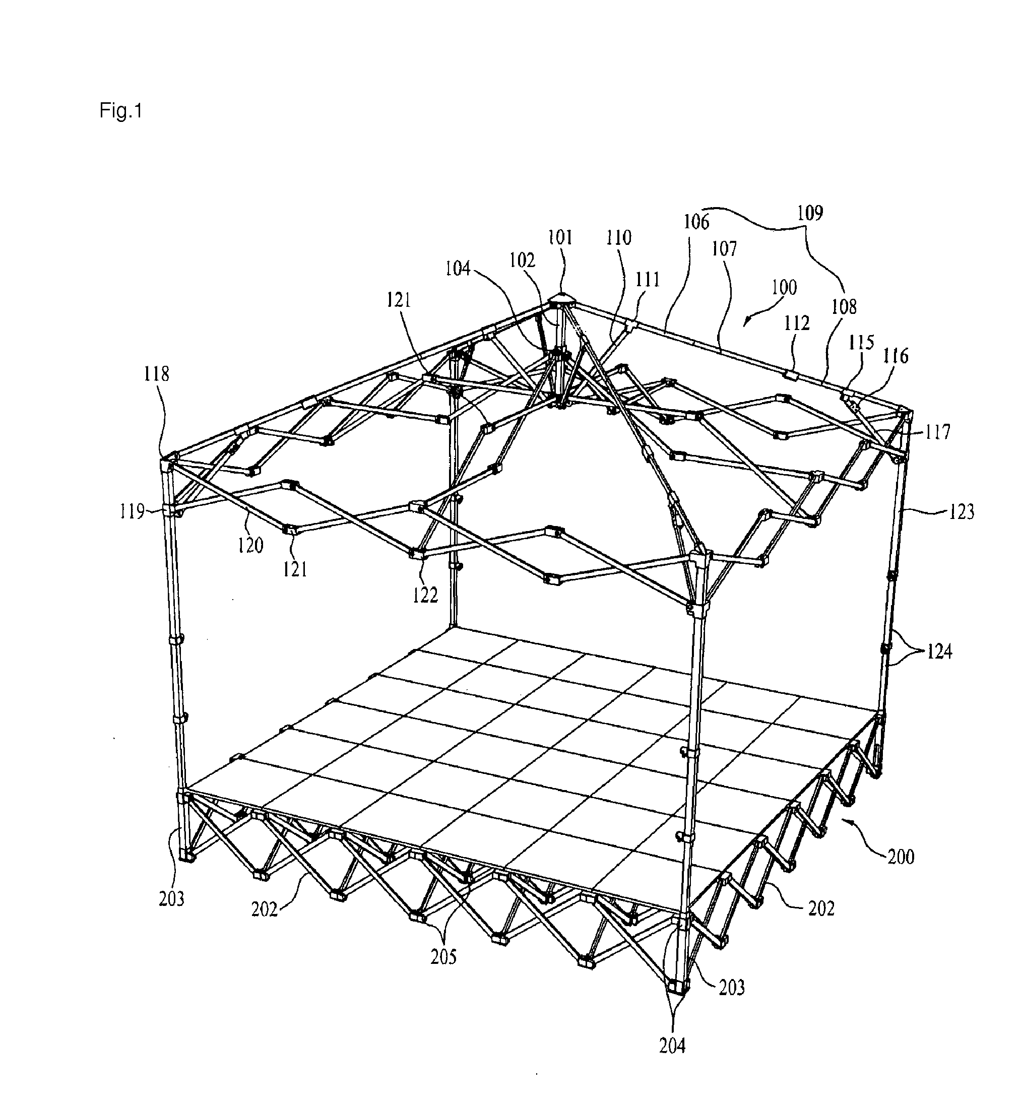 Bungalow capable of being easily installed and disassembled