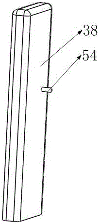 Road column provided with hook and having buffering function
