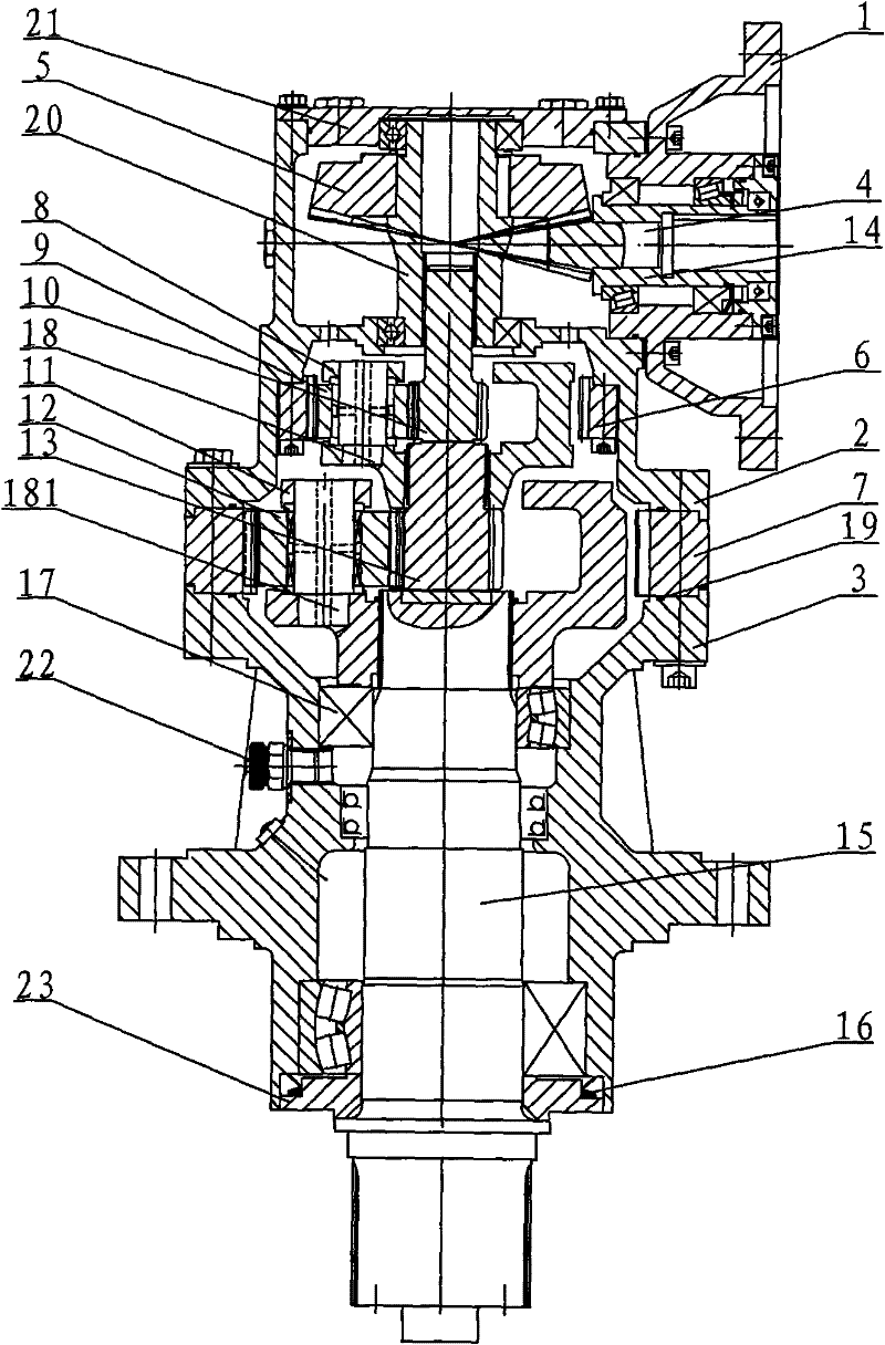 Wind-power generating variable-propeller speed reducer