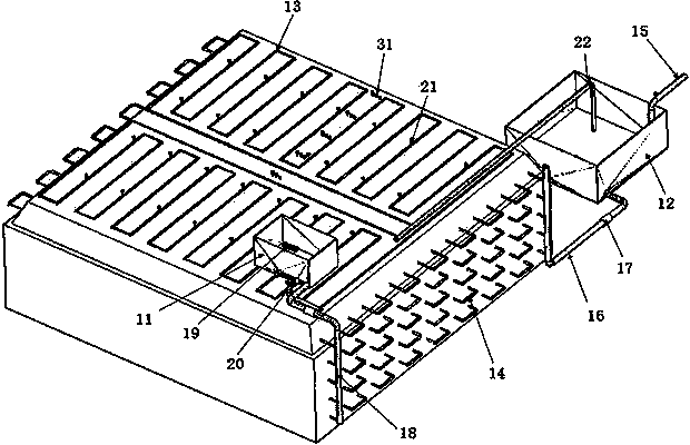 Large-sized concrete automatic temperature control and maintenance device and method