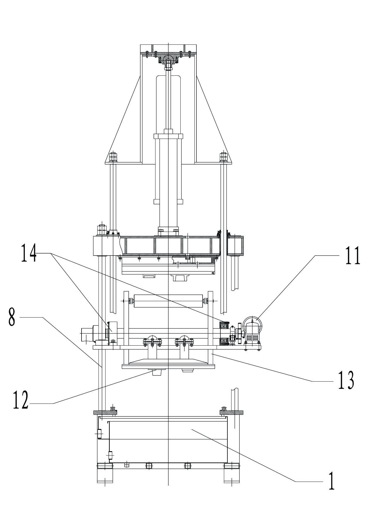 Pulp forming mold integrally turning automat and production process thereof