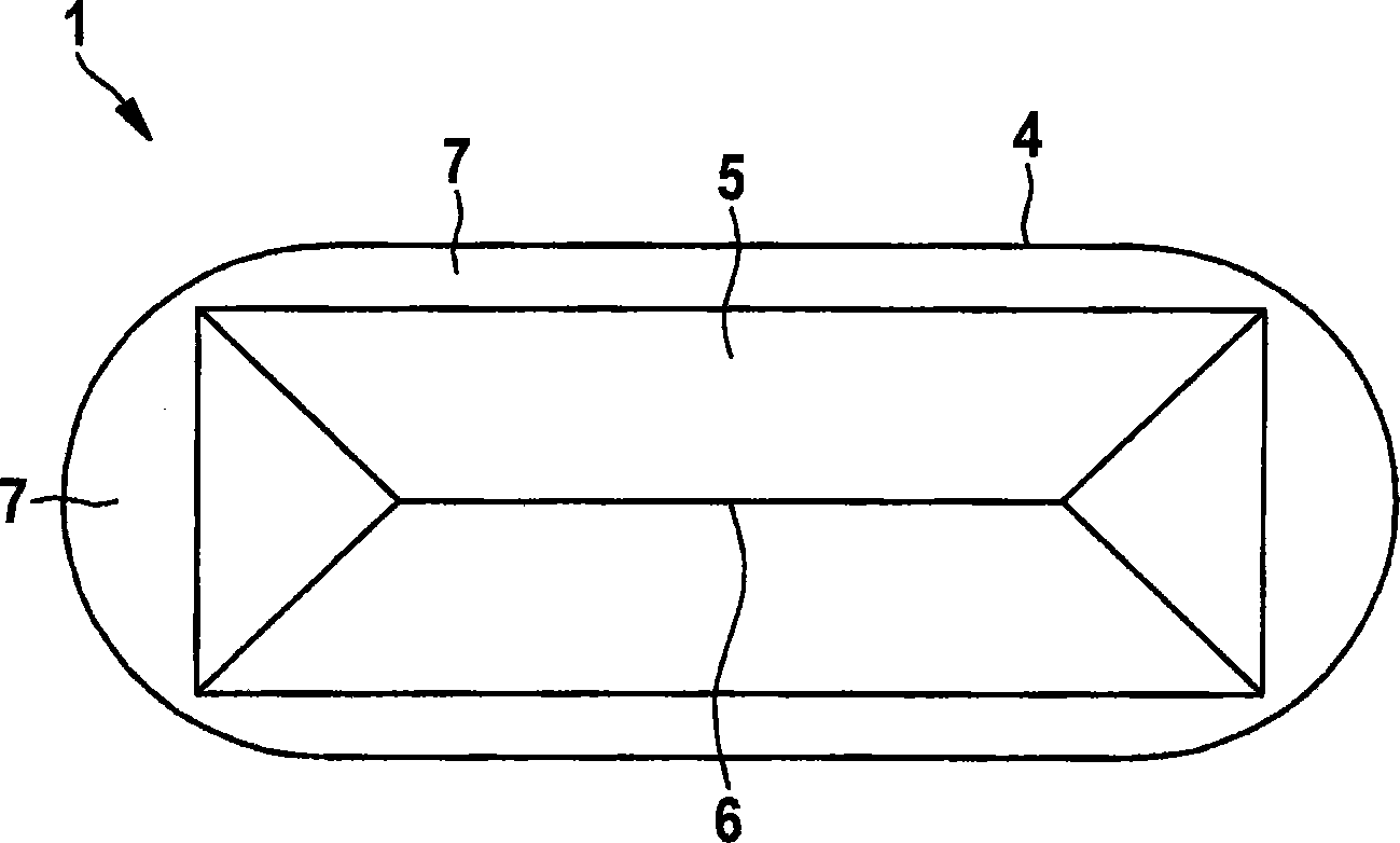 Bursting element and galvanic cell with bursting element